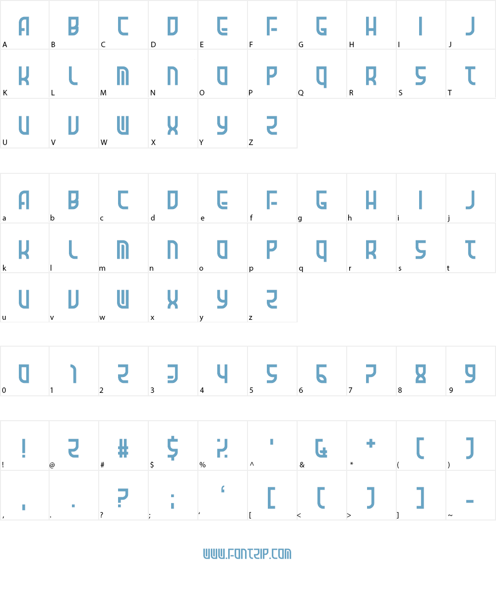 Amid Verrion Font Character